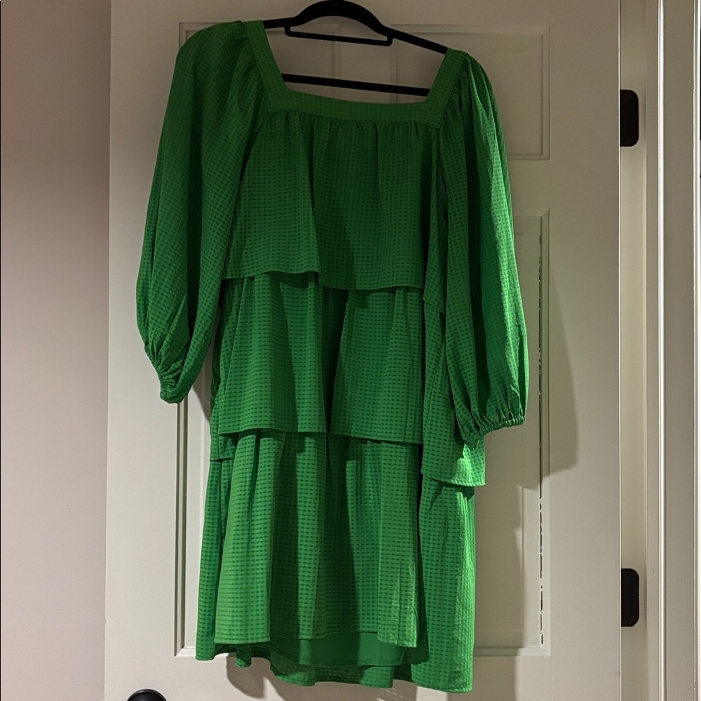 Who what wear green layered dress - Picture 5 of 7